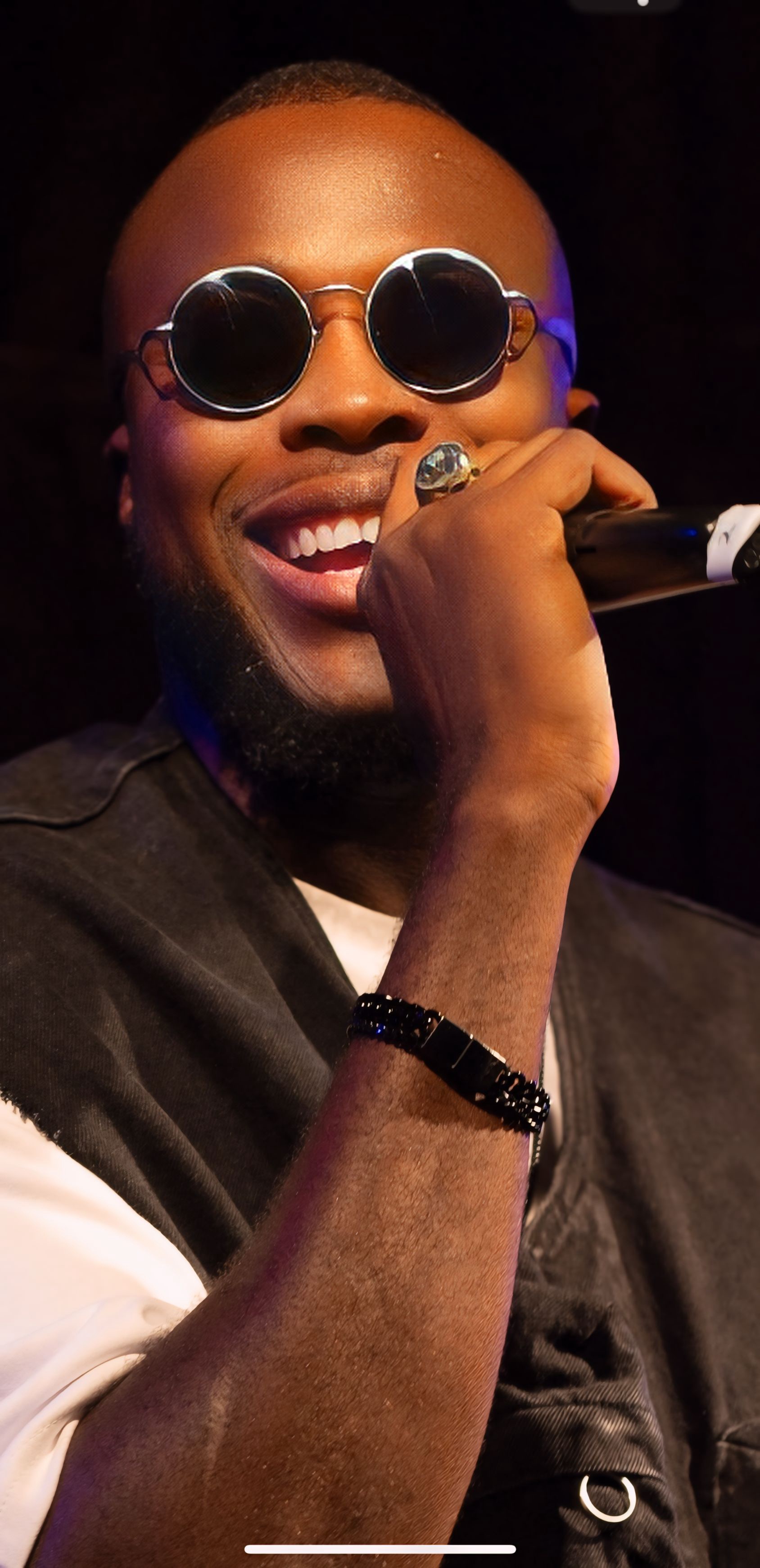 D. Krieton on the mic